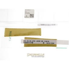 Rolex Daytona Beach cinturino giallo 75/65mm nuovo B213-539-Q1